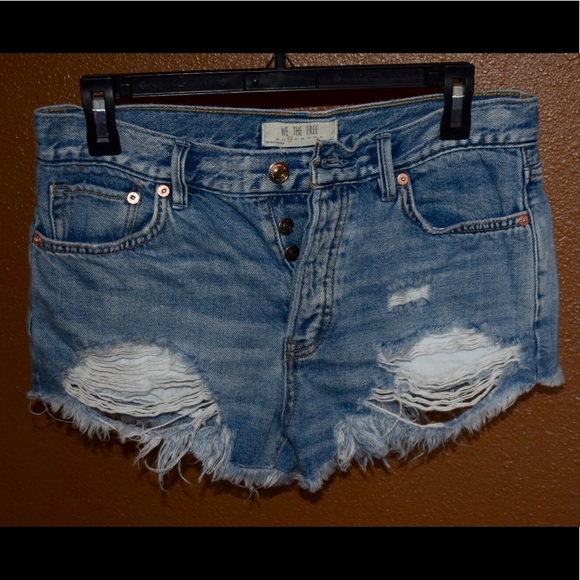 Free People Pants - NWOT Free People cutoff denim shorts